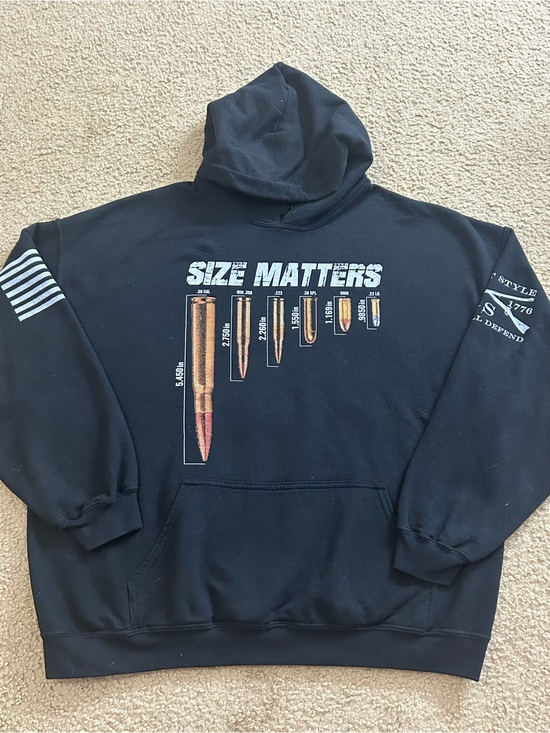 Grunt Style Other - Grunt Style Men's Size XXL “Size Matters” Pullover Hoodie